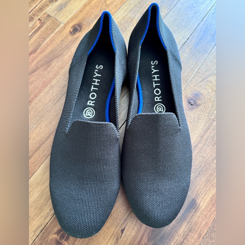 Rothy’s black slip on size 10.5